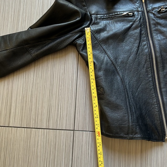 GUESS Leather black jacket - Picture 12 of 12